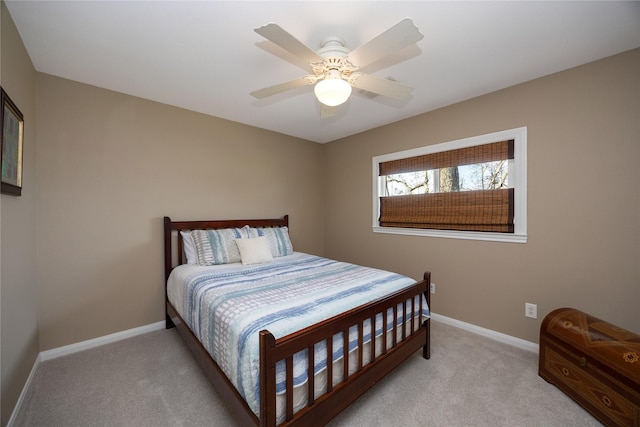 1906 Nogalus Dr, Houston, TX 77532 - bedroom with light colored carpet and a ceiling fan