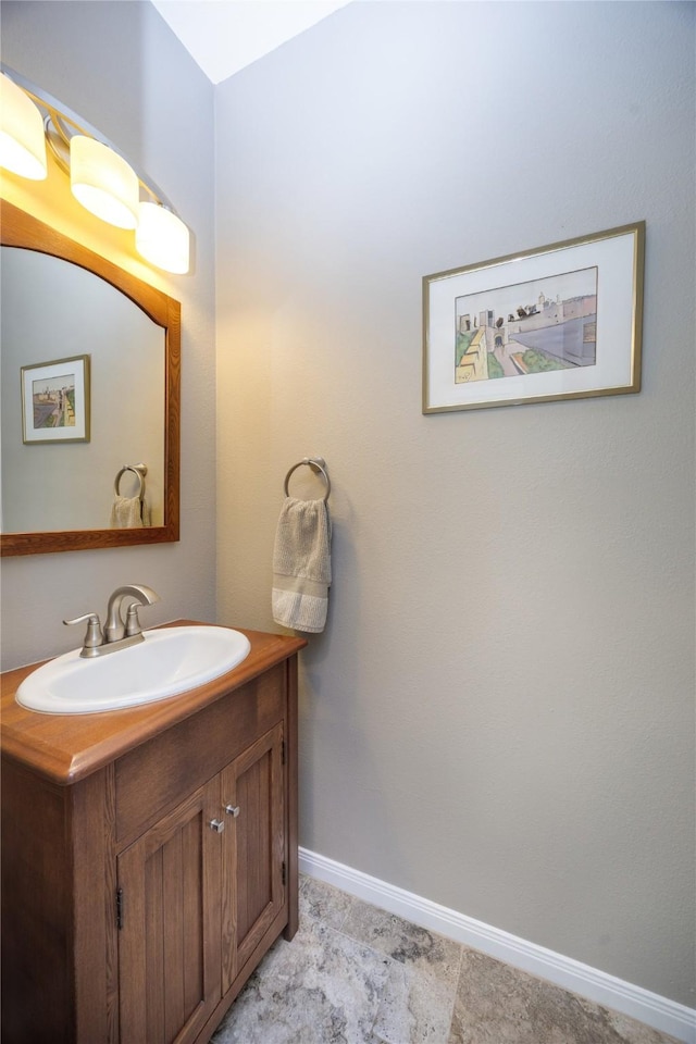 1906 Nogalus Dr, Houston, TX 77532 - bathroom with vanity and baseboards