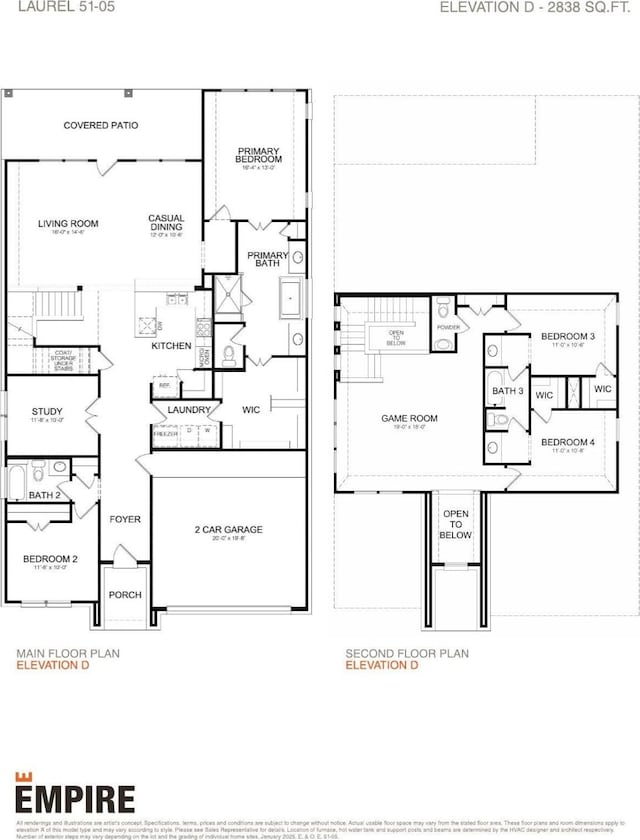 19209 Olive Heath Ln, Magnolia, TX 77355 - view of floor plan / room layout