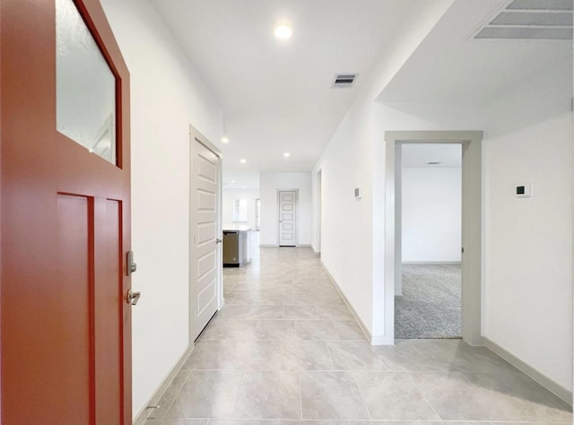 29526 Paytons Park Ln, Katy, TX 77494 - corridor featuring recessed lighting and light tile patterned floors