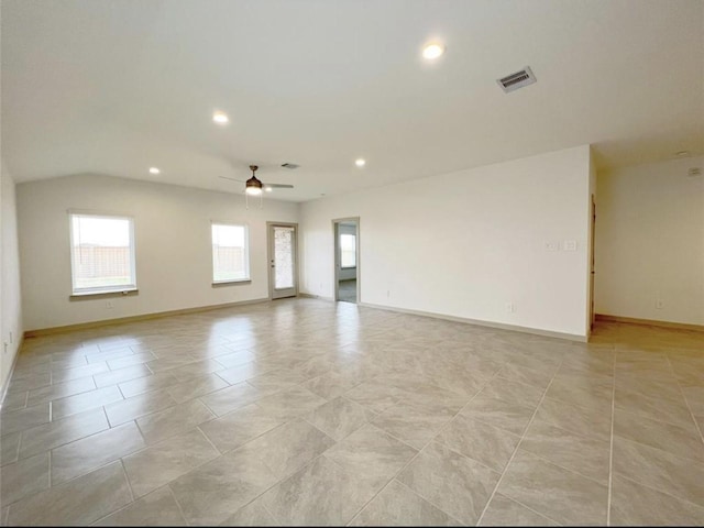 29526 Paytons Park Ln, Katy, TX 77494 - spare room with recessed lighting and ceiling fan