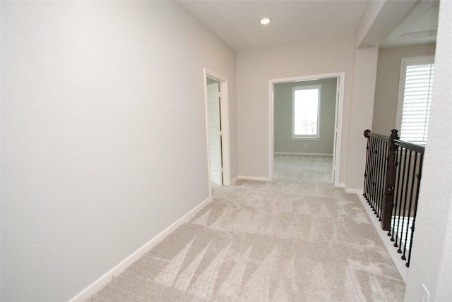 4407 Archer Meadow Ln, Sugar Land, TX 77479 - corridor with light carpet and recessed lighting