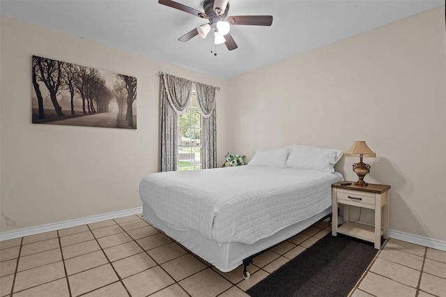 413 Susan St, Lufkin, TX 75901 - tiled bedroom featuring baseboards and a ceiling fan