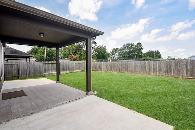 15315 Signal Ridge Way, Cypress, TX 77429 - fenced backyard with a patio area