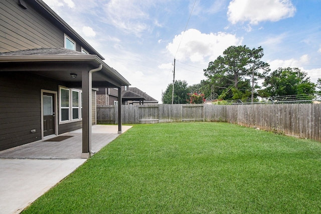15315 Signal Ridge Way, Cypress, TX 77429 - fenced backyard with a patio area