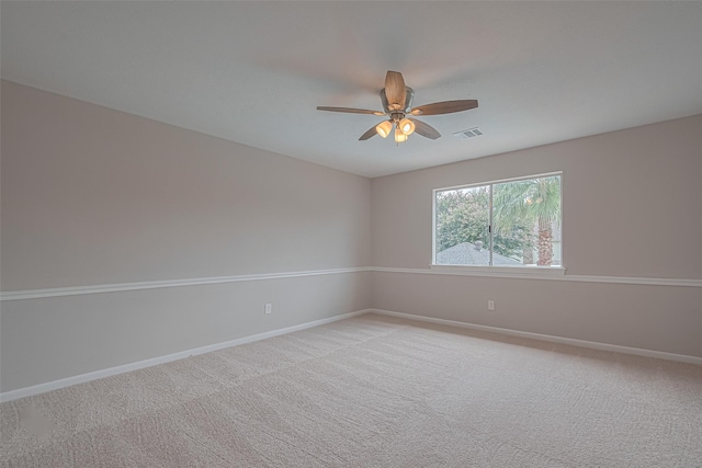 7419 Foxton Place Ct, Houston, TX 77095 - unfurnished room featuring a ceiling fan and light colored carpet