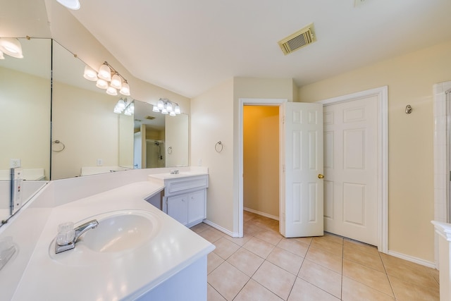 18426 Stark Point Ct, Humble, TX 77346 - bathroom with vanity and tile patterned flooring
