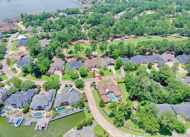 69 W Shore Ln, Montgomery, TX 77356 - aerial perspective of suburban area