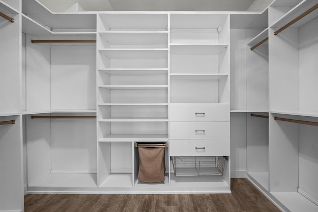 13315 Lake Passage Ln, Houston, TX 77044 - walk in closet featuring dark wood-style flooring
