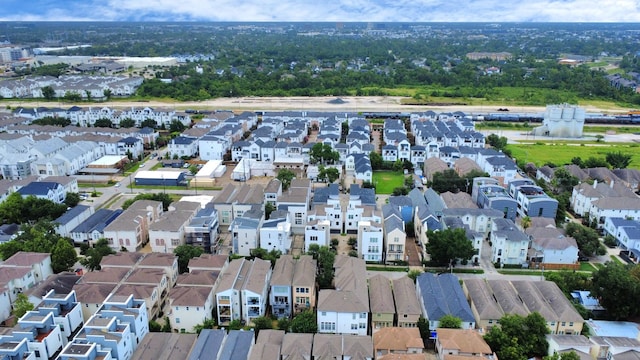 5617 Kiam St Unit A, Houston, TX 77007 - aerial overview of property's location with nearby suburban area