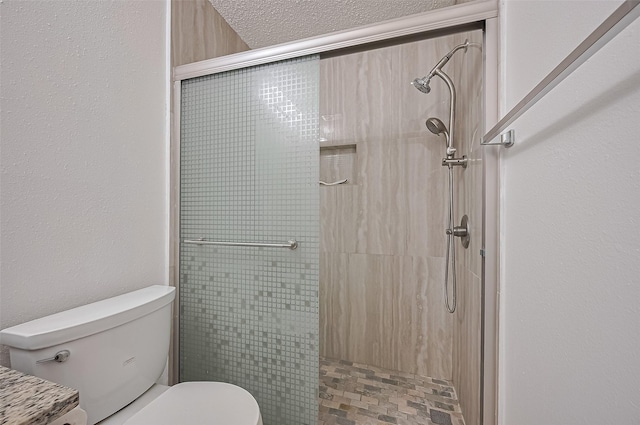 5615 Briarwood Forest Dr, Houston, TX 77088 - full bathroom with tiled shower and toilet