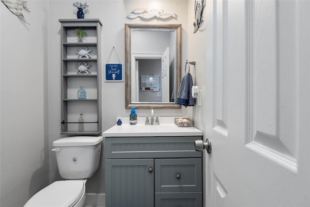 5411 Holly View Dr, Houston, TX 77091 - bathroom featuring toilet and vanity
