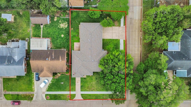 3111 Tanglebriar Dr, Pasadena, TX 77503 - aerial overview of property's location with property boundaries highlighted