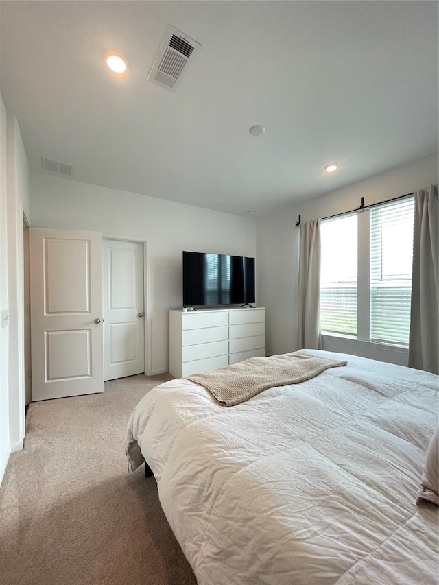 5835 Finely Run St, Spring, TX 77373 - bedroom with carpet and recessed lighting