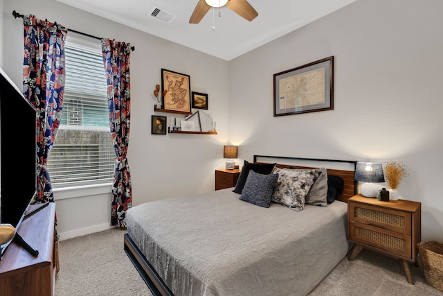 12350 Castano Creek Dr, Humble, TX 77346 - bedroom featuring carpet floors and ceiling fan