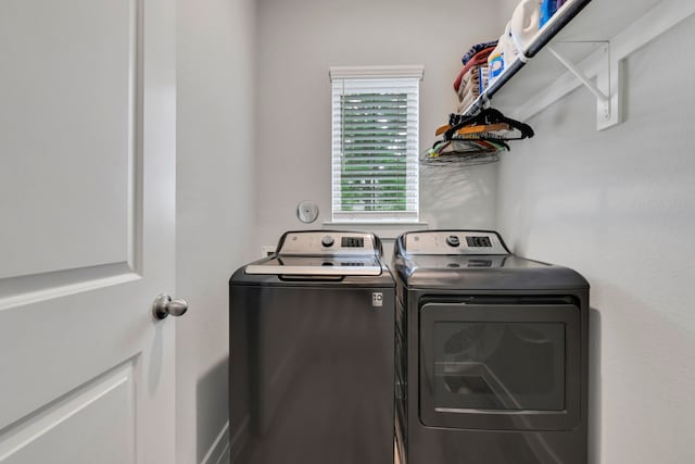 12350 Castano Creek Dr, Humble, TX 77346 - washroom with washing machine and dryer