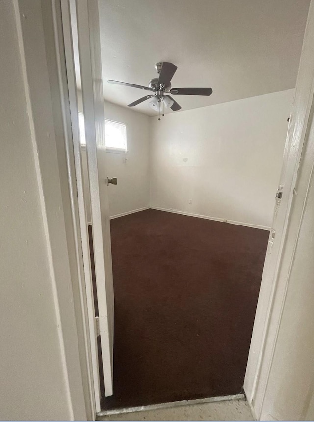 2712/2716 Berry St, Houston, TX 77004 - spare room with a ceiling fan and carpet flooring