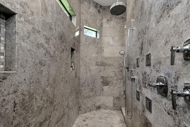 227 Starlight Pl, The Woodlands, TX 77380 - full bath featuring a tile shower