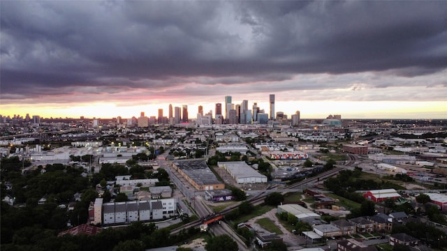 4301 Canal St, Houston, TX 77003 - aerial view at dusk of a view of skyline