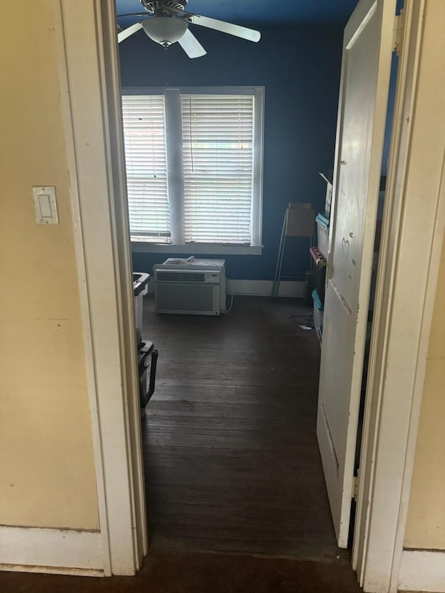 4301 Canal St, Houston, TX 77003 - hall with wood finished floors