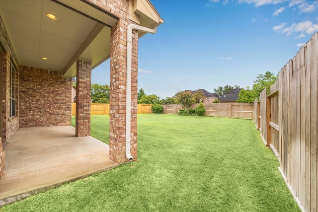 4503 Riley Way Ln, Sugar Land, TX 77479 - fenced backyard featuring a patio area