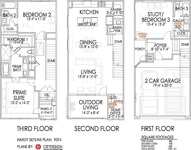 1804 Elysian St, Houston, TX 77026 - view of floor plan / room layout