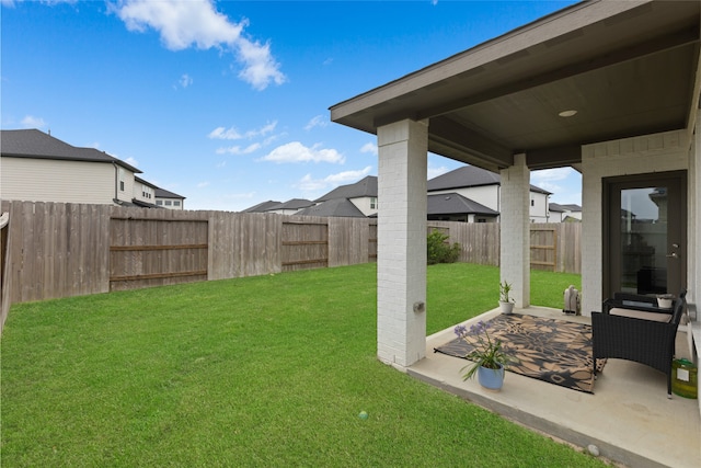 8814 Riverton Ridge Rd, Cypress, TX 77433 - fenced backyard with a patio