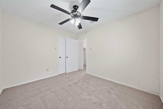 11423 Sunny Creek Dr, Houston, TX 77066 - unfurnished bedroom featuring carpet and a ceiling fan