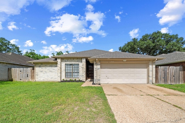 11423 Sunny Creek Dr, Houston, TX 77066 - view of front of property with brick siding, concrete driveway, and a garage