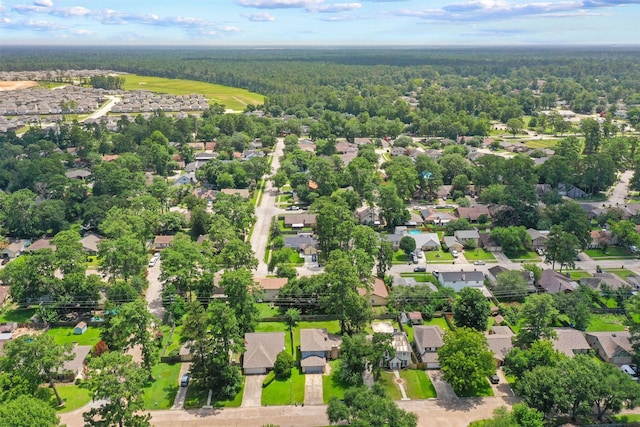 11423 Sunny Creek Dr, Houston, TX 77066 - aerial perspective of suburban area featuring a forest