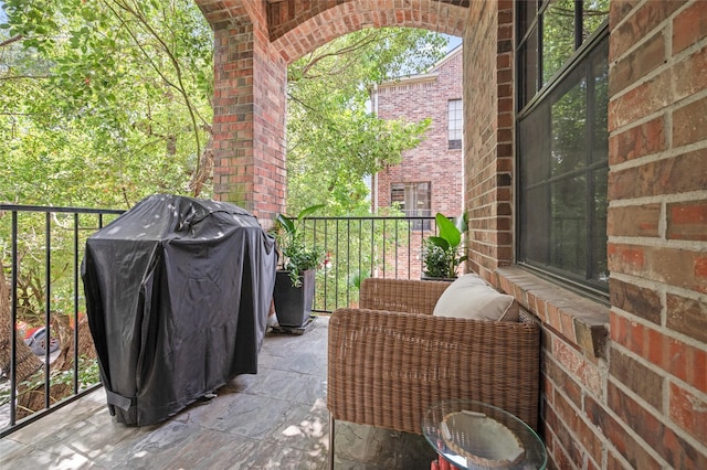 2614 Yoakum Blvd, Houston, TX 77006 - view of patio / terrace with a grill