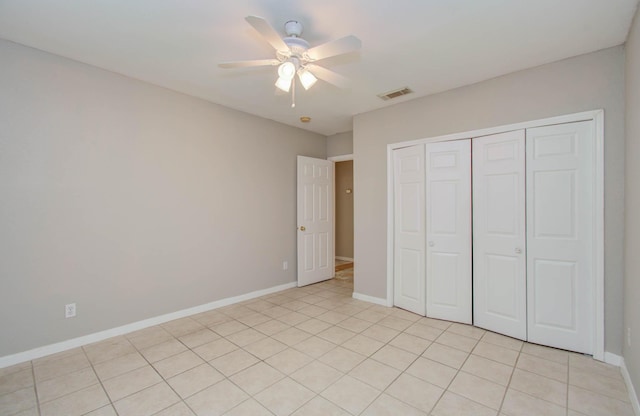 10131 Tangiers Rd, Houston, TX 77041 - unfurnished bedroom featuring a closet and a ceiling fan