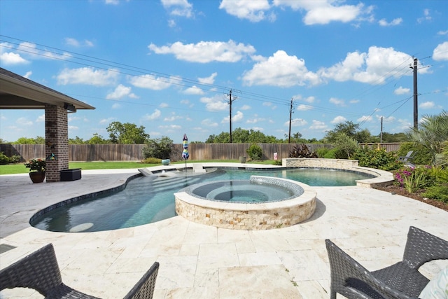 5946 Wedgewood Heights Way, Houston, TX 77059 - view of pool featuring a fenced backyard and a patio area