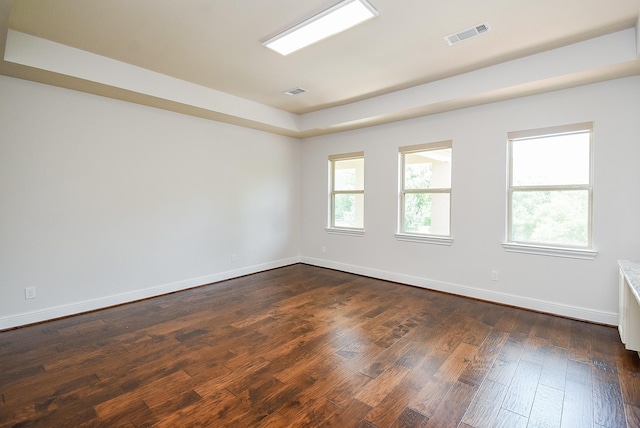 5450 Pudman River Ln, Sugar Land, TX 77479 - unfurnished room featuring dark wood-type flooring and baseboards