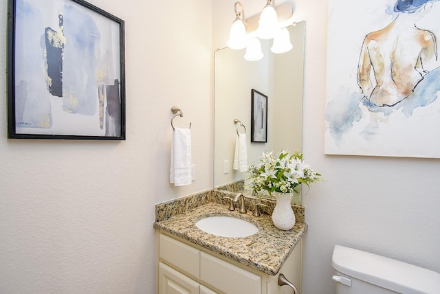 5450 Pudman River Ln, Sugar Land, TX 77479 - half bathroom with toilet and vanity