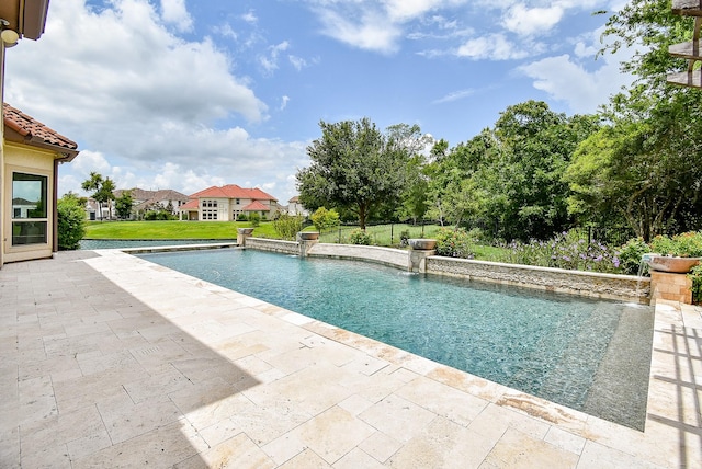 5450 Pudman River Ln, Sugar Land, TX 77479 - outdoor pool featuring a patio area