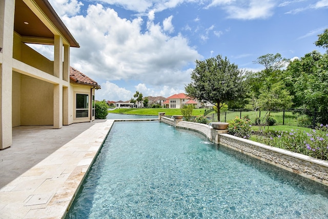 5450 Pudman River Ln, Sugar Land, TX 77479 - view of swimming pool with a patio