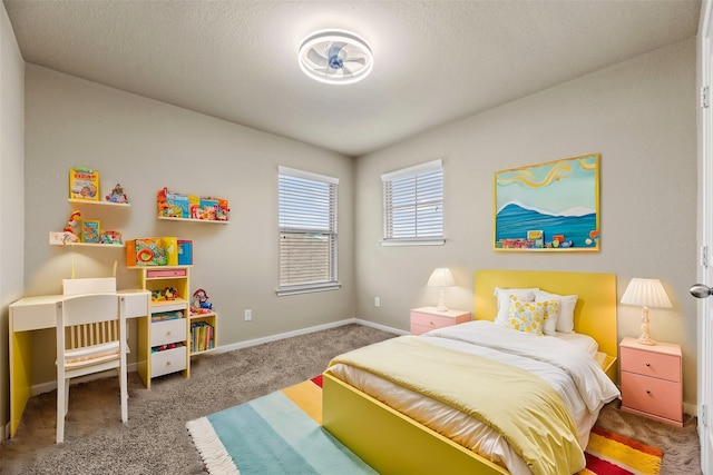 2926 Indwarra Ct, Katy, TX 77494 - carpeted bedroom featuring a textured ceiling