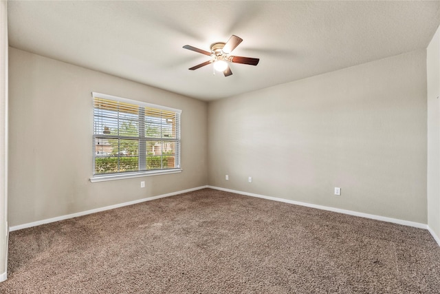 2926 Indwarra Ct, Katy, TX 77494 - carpeted spare room featuring ceiling fan and baseboards