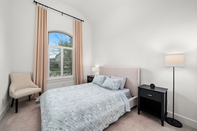 3019 Bluestem Rd, Katy, TX 77493 - bedroom featuring light colored carpet and vaulted ceiling