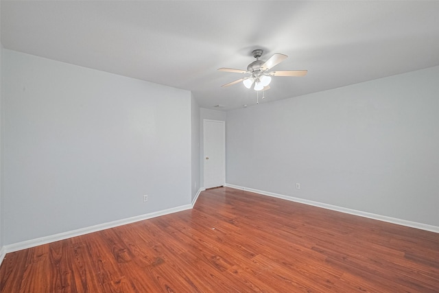 2123 Gable Hollow Ln, Katy, TX 77450 - empty room with ceiling fan and wood finished floors