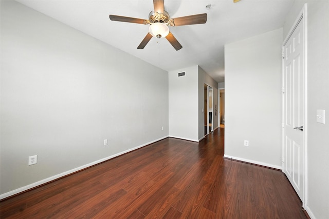 7575 Kirby Dr Unit 2204, Houston, TX 77030 - empty room with wood finished floors and a ceiling fan