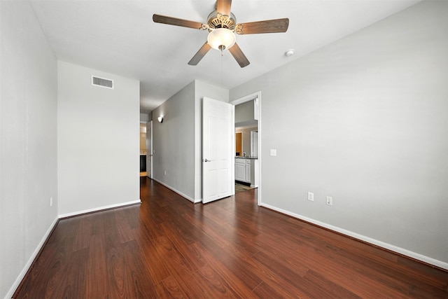 7575 Kirby Dr Unit 2204, Houston, TX 77030 - spare room featuring wood finished floors, ceiling fan, and a smoke detector