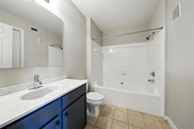 7575 Kirby Dr Unit 2204, Houston, TX 77030 - full bathroom with vanity, tile patterned flooring, and  shower combination