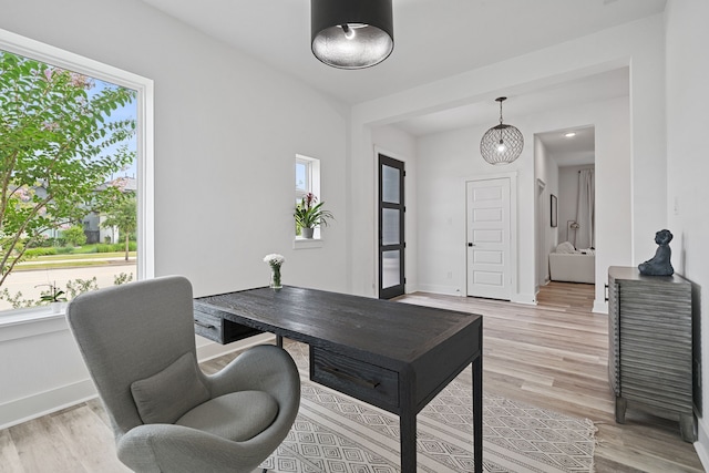 18615 Parkland Xing, Cypress, TX 77433 - office space featuring baseboards and light wood finished floors