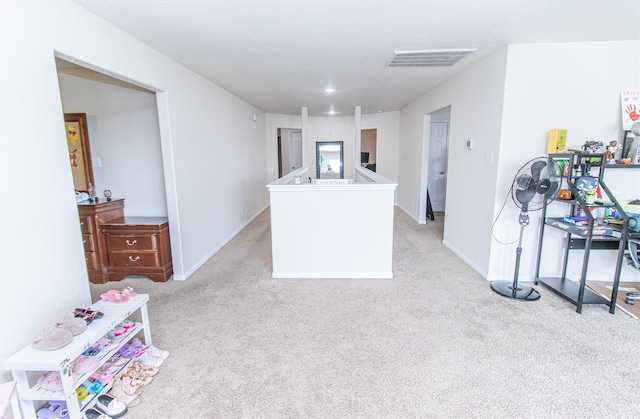 8222 Pastel Dawn Trce, Houston, TX 77049 - kitchen with light colored carpet and baseboards