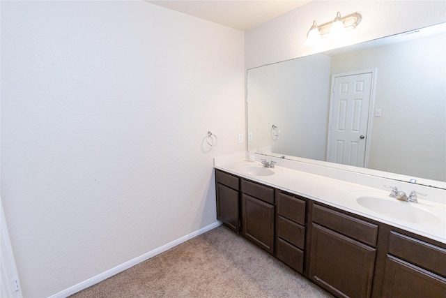 8222 Pastel Dawn Trce, Houston, TX 77049 - full bath with double vanity and baseboards