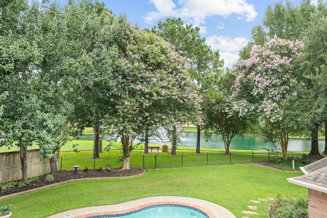 16018 Lower Lake Dr, Cypress, TX 77433 - view of pool featuring a water view