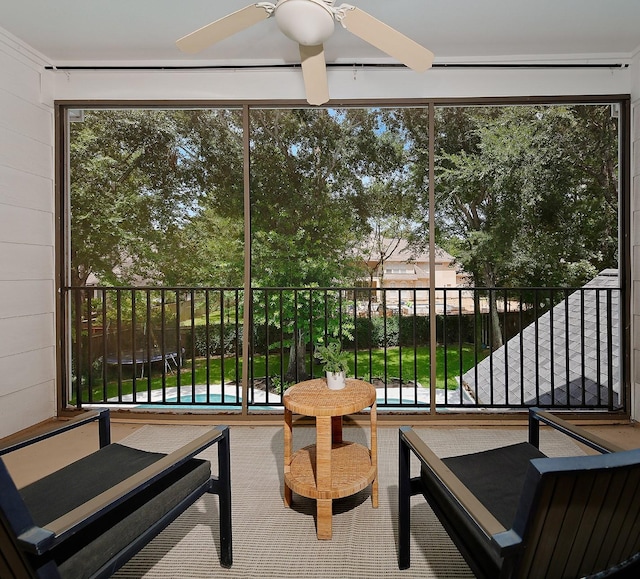 26 W Fairbranch Cir, The Woodlands, TX 77382 - sunroom with healthy amount of natural light