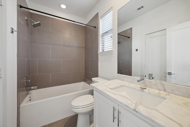 1408 Ruthven St, Houston, TX 77019 - full bath featuring vanity and washtub / shower combination